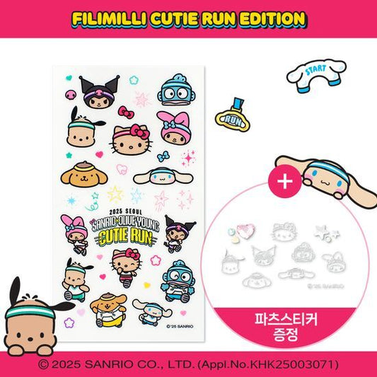Sanrio x Olive Young ⚽️ 「Cutie Run」系列 💖 紋身貼紙