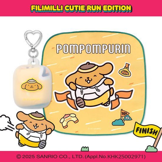 Sanrio x Olive Young ⚽️ 「Cutie Run」系列 💖 運動毛巾鑰匙圈