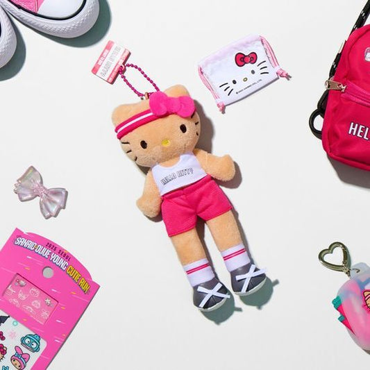 Sanrio x Olive Young ⚽️ 「Cutie Run」系列 💖 長腿Kitty掛飾