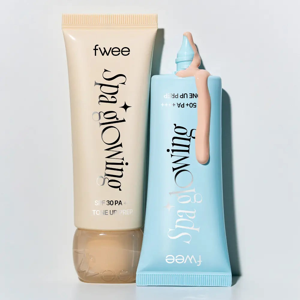 2支套裝｜fwee 💙 SPA光澤妝前乳 ✨POST-SPA GLOWING SPF TONE UP PREP