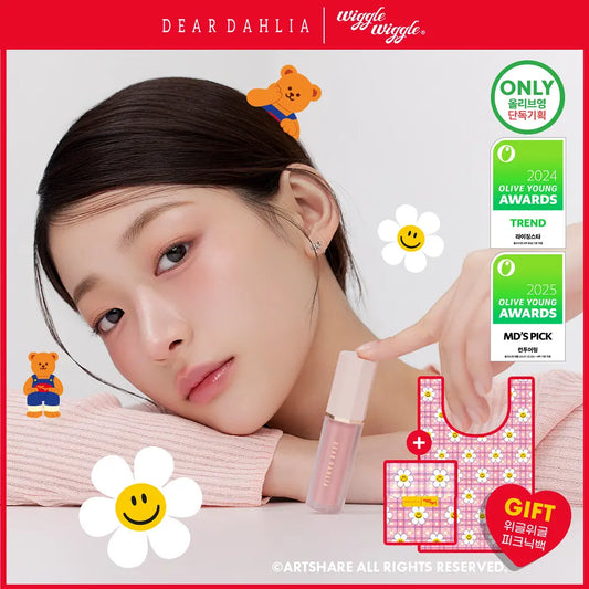 送wiggle袋仔｜DEAR DAHLIA 🌷 花瓣液體腮紅 🏆冠軍腮紅液