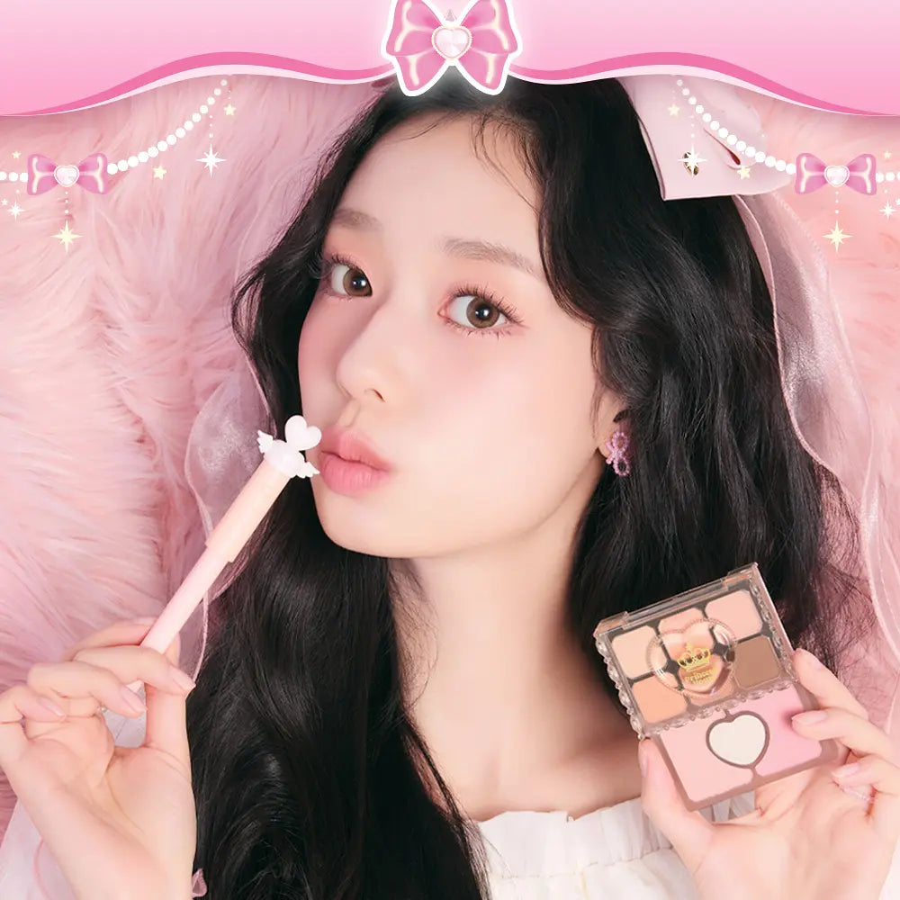 送眼影筆｜Etude x 公主系列 🍑 雙層抽屜眼影盤