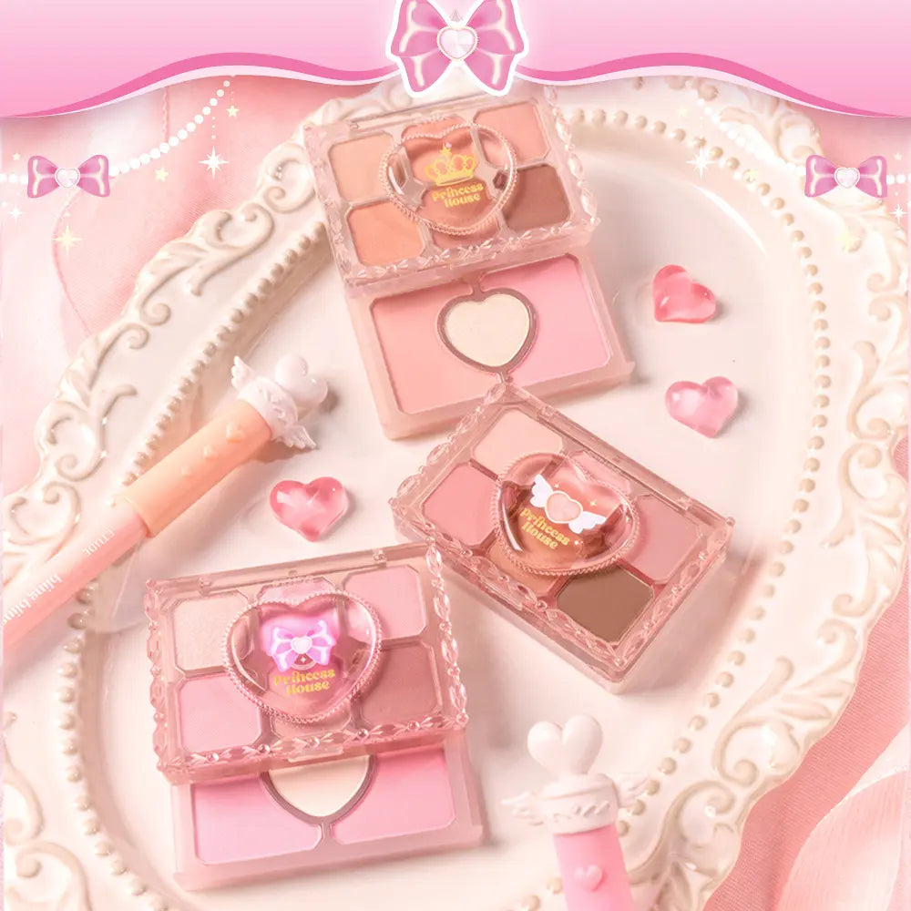 送眼影筆｜Etude x 公主系列 🍑 雙層抽屜眼影盤