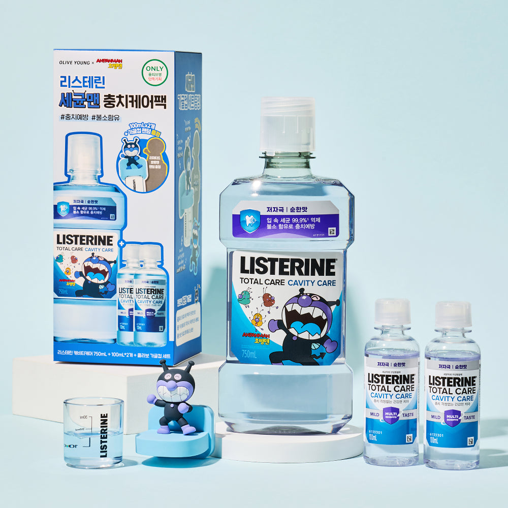 Listerine 李施德林 x 麵包超人🦷 限定聯名漱口水套裝