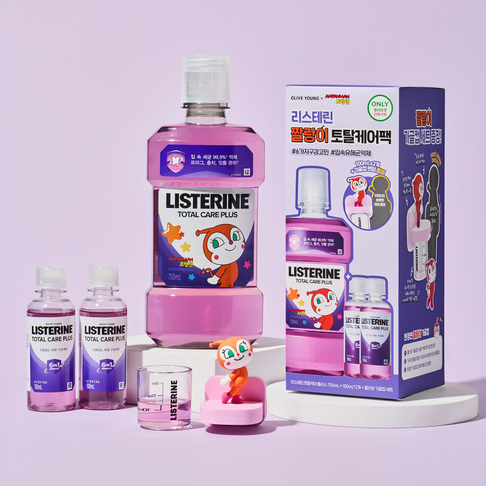 Listerine 李施德林 x 麵包超人🦷 限定聯名漱口水套裝