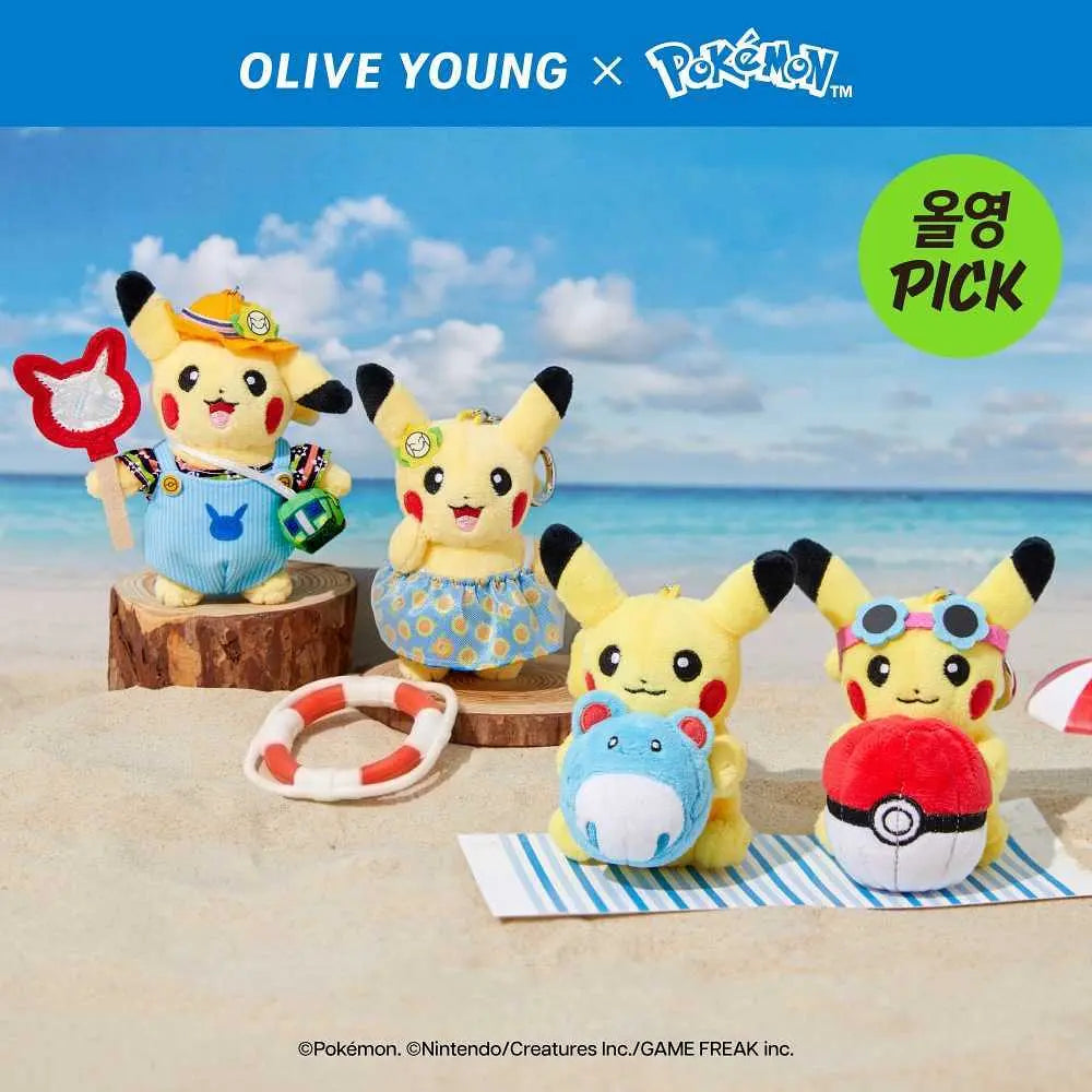 ⛱️ Olive Young x Pokemon ⚡ 公仔吊飾