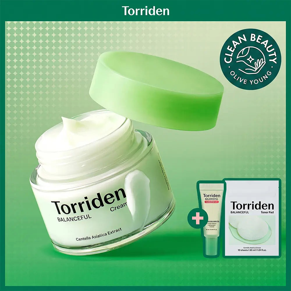 送10ml+10片棉片｜TORRIDEN 💚🧊五重積雪草密集舒緩爆水面霜