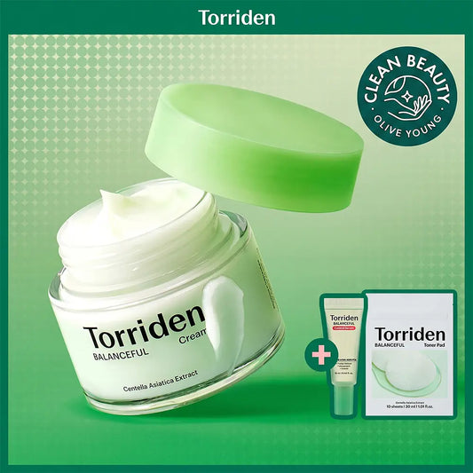 送10ml+10片棉片｜TORRIDEN 💚🧊五重積雪草密集舒緩爆水面霜