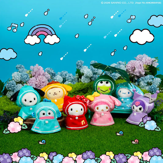 🌧️Olive Young × Sanrio 雨天限定玩偶鑰匙圈