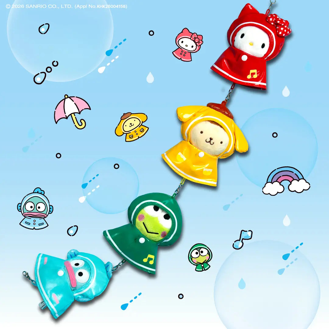 🌧️Olive Young × Sanrio 雨天限定玩偶鑰匙圈