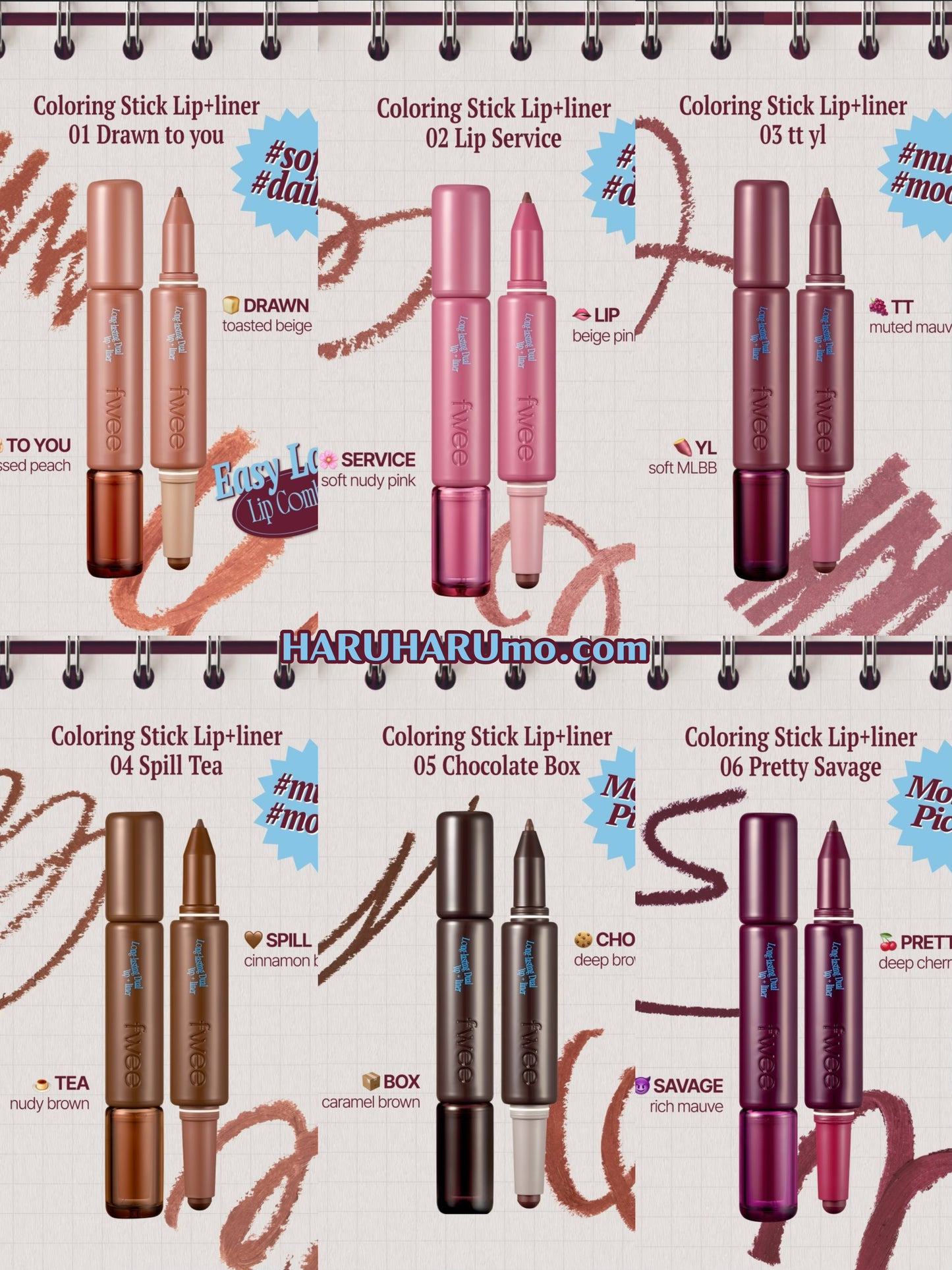 fwee US 🇺🇸 美國限定⭐️絕美雙頭唇頰筆