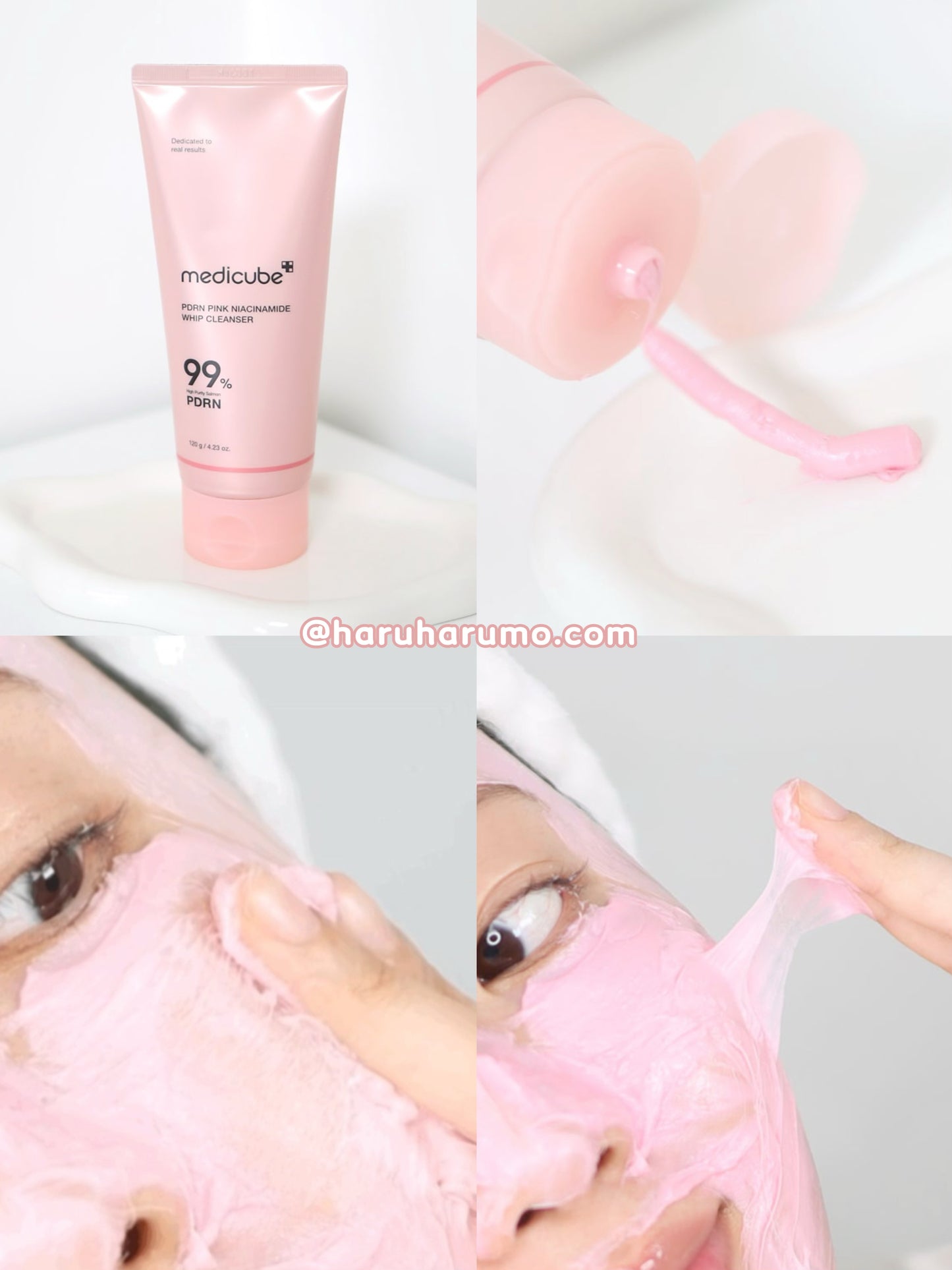 Medicube 💖 PDRN粉紅煙酰胺拉絲潔面乳