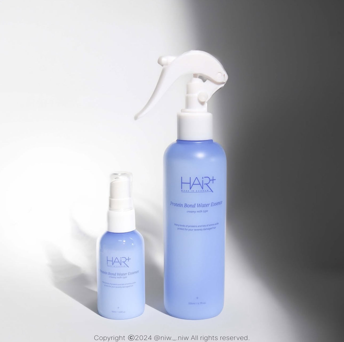 200ml+50ml｜Hair+ x WiggleWiggle 🐻 高濃縮蛋白質頭髮修護噴霧