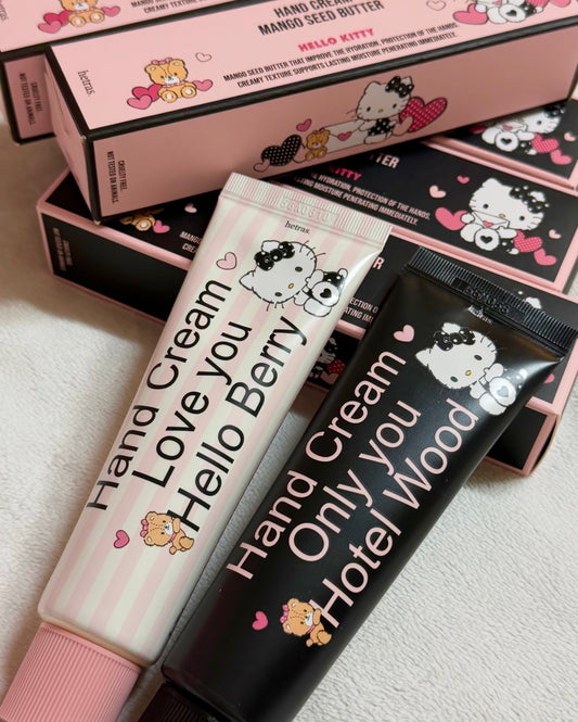 Hetras x Hello Kitty 💖 芒果籽潤膚香氛護手霜