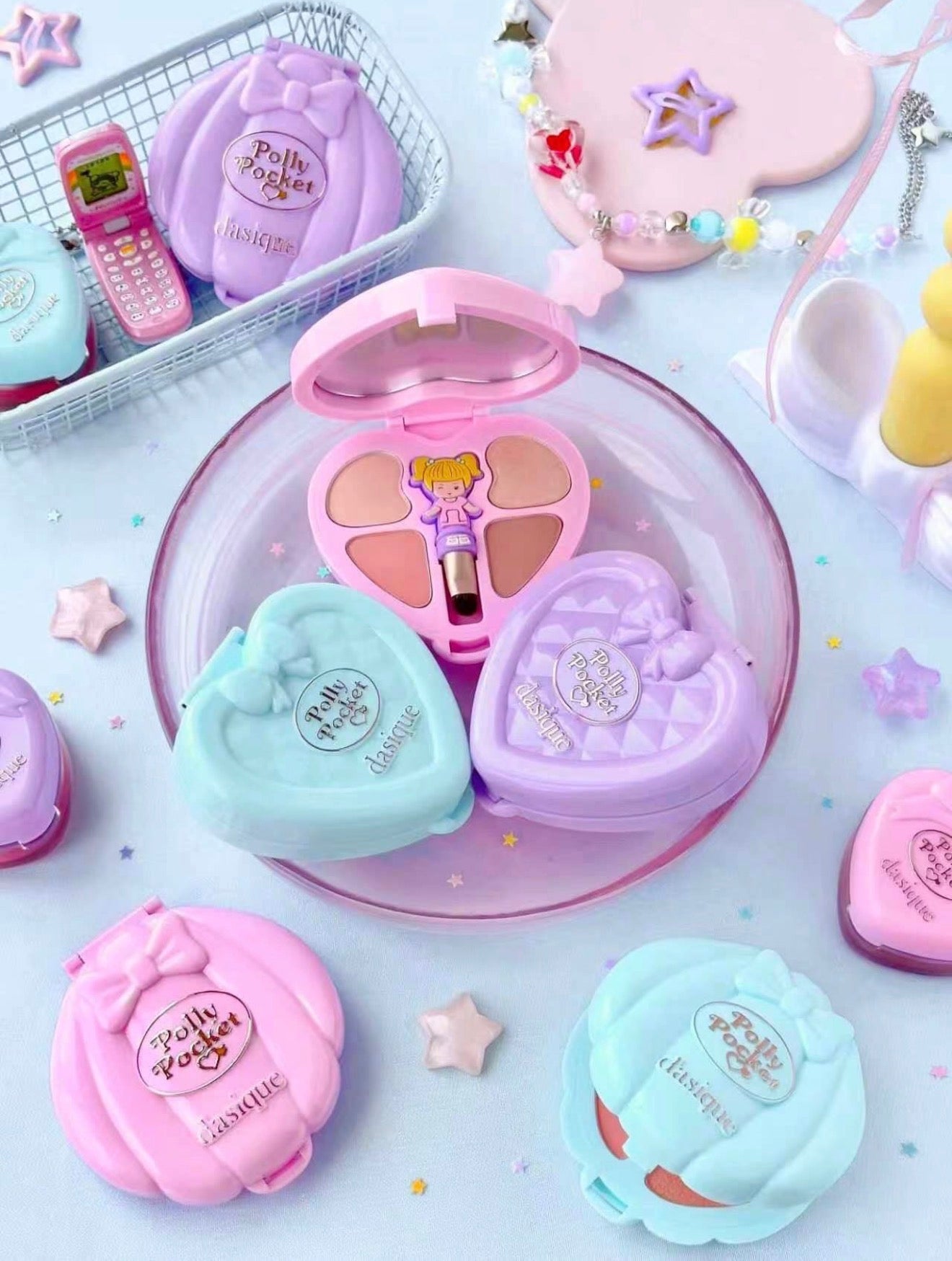 🎀 Dasique × Polly Pocket 💜 SouffleColorPot 舒芙蕾唇頰霜
