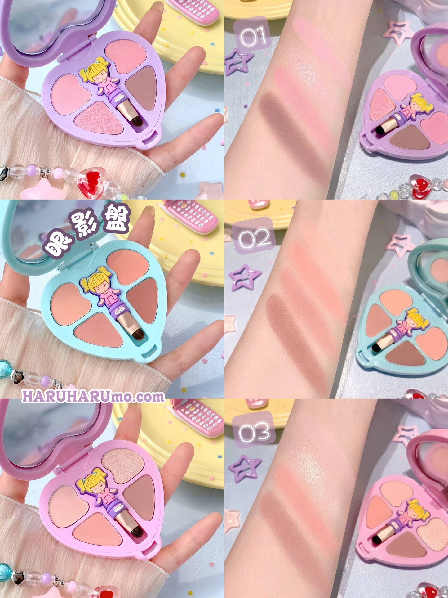 🎀 Dasique × Polly Pocket 💜 LittleShadowPalette 小眼影盤