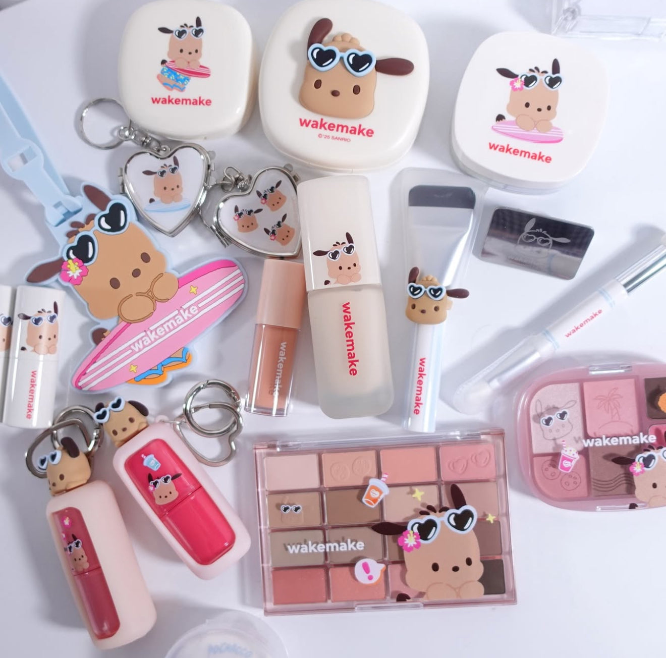 WAKEMAKE X SANRIO 💗 曬傷帕恰狗系列✨