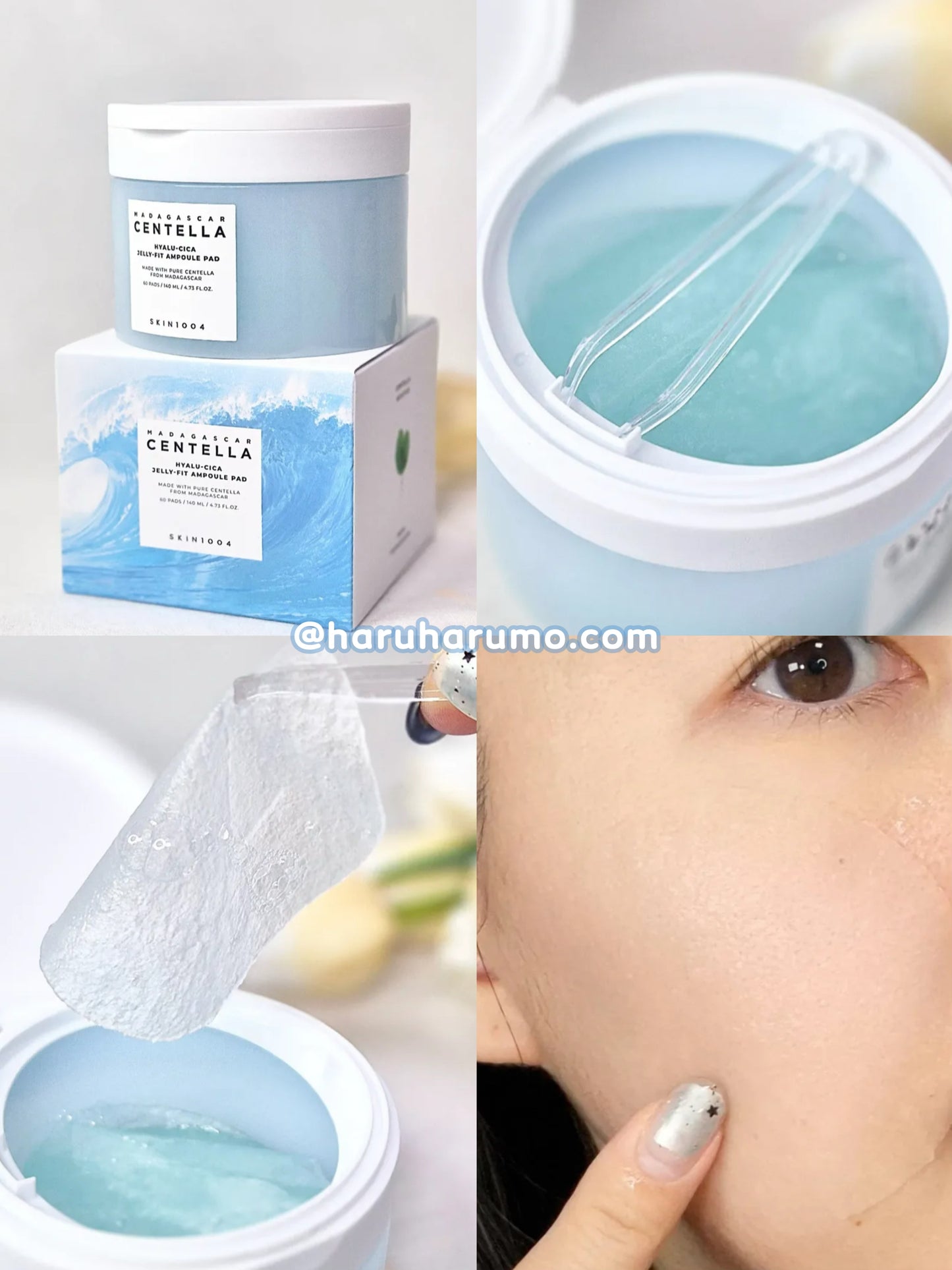 Skin1004 💎 積雪草8重玻尿酸保濕精華棉片✨