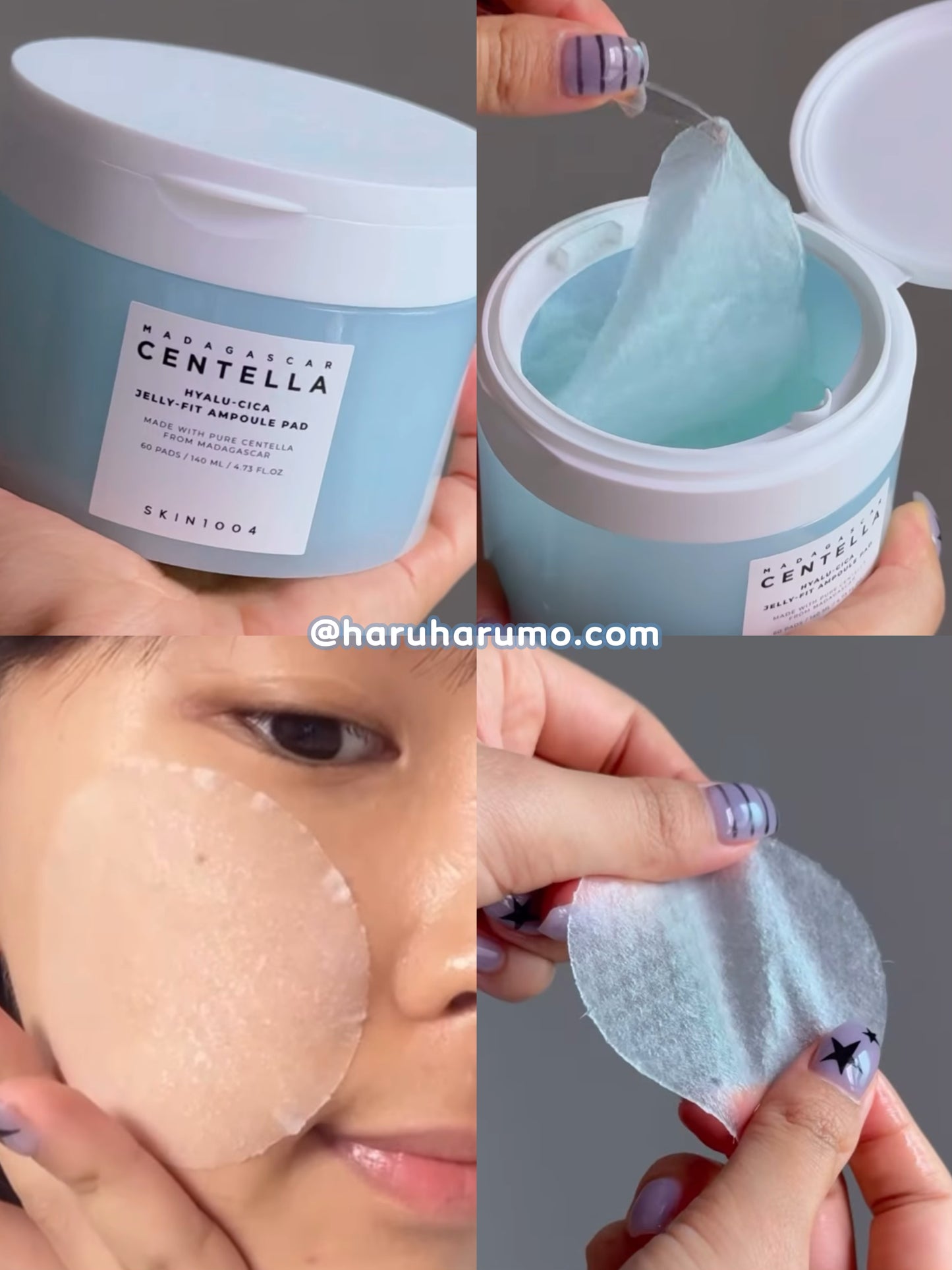 Skin1004 💎 積雪草8重玻尿酸保濕精華棉片✨