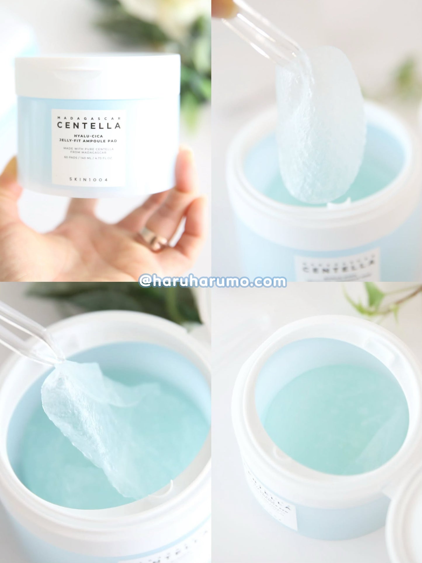 Skin1004 💎 積雪草8重玻尿酸保濕精華棉片✨