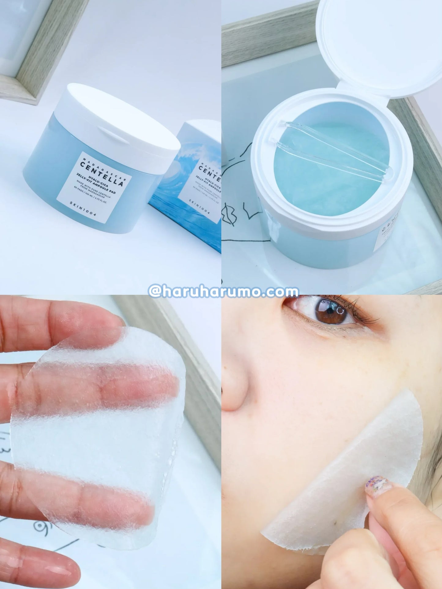 Skin1004 💎 積雪草8重玻尿酸保濕精華棉片✨