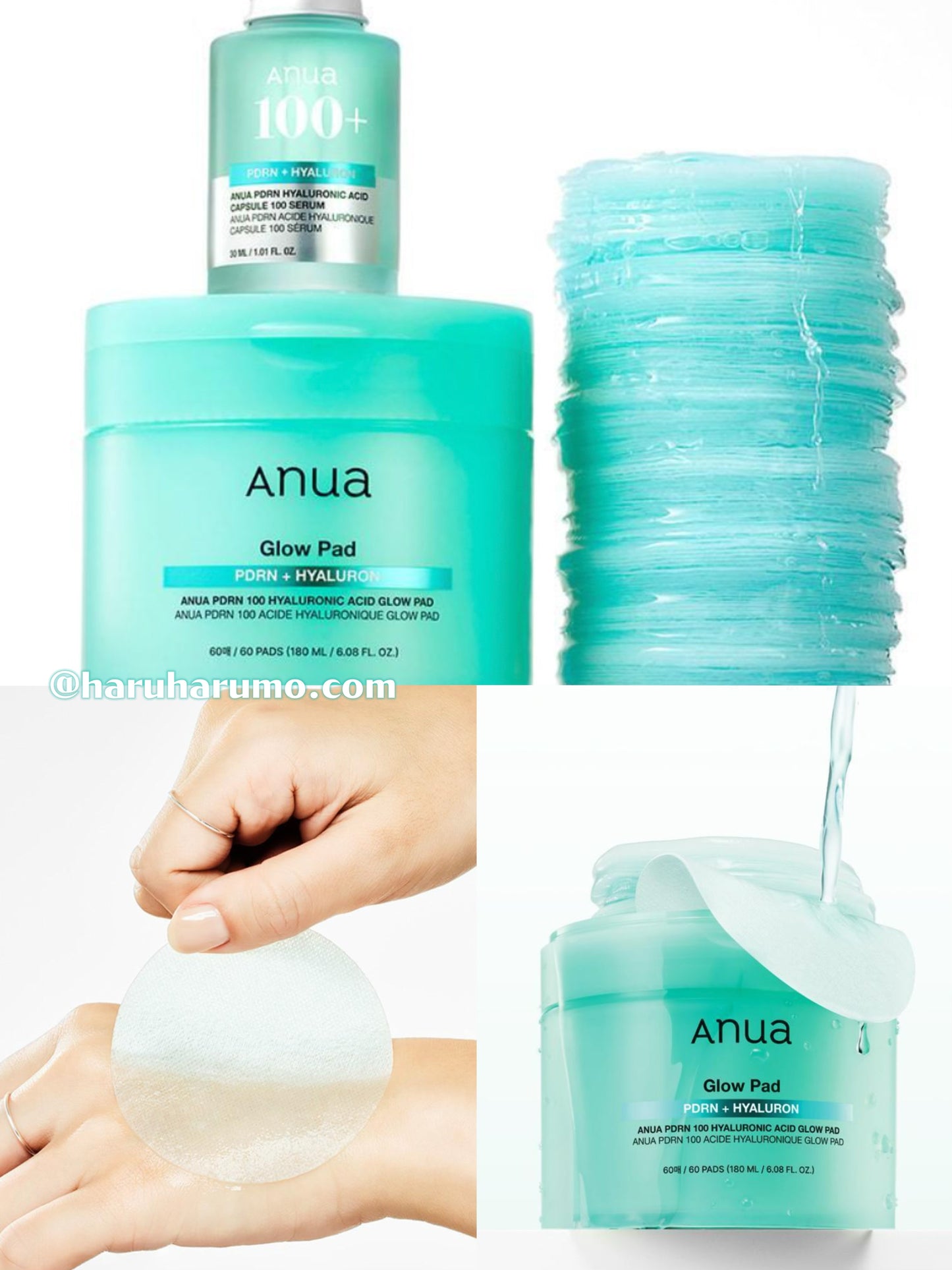 ANUA 💙PDRN玻尿酸100水光爽膚棉片✨
