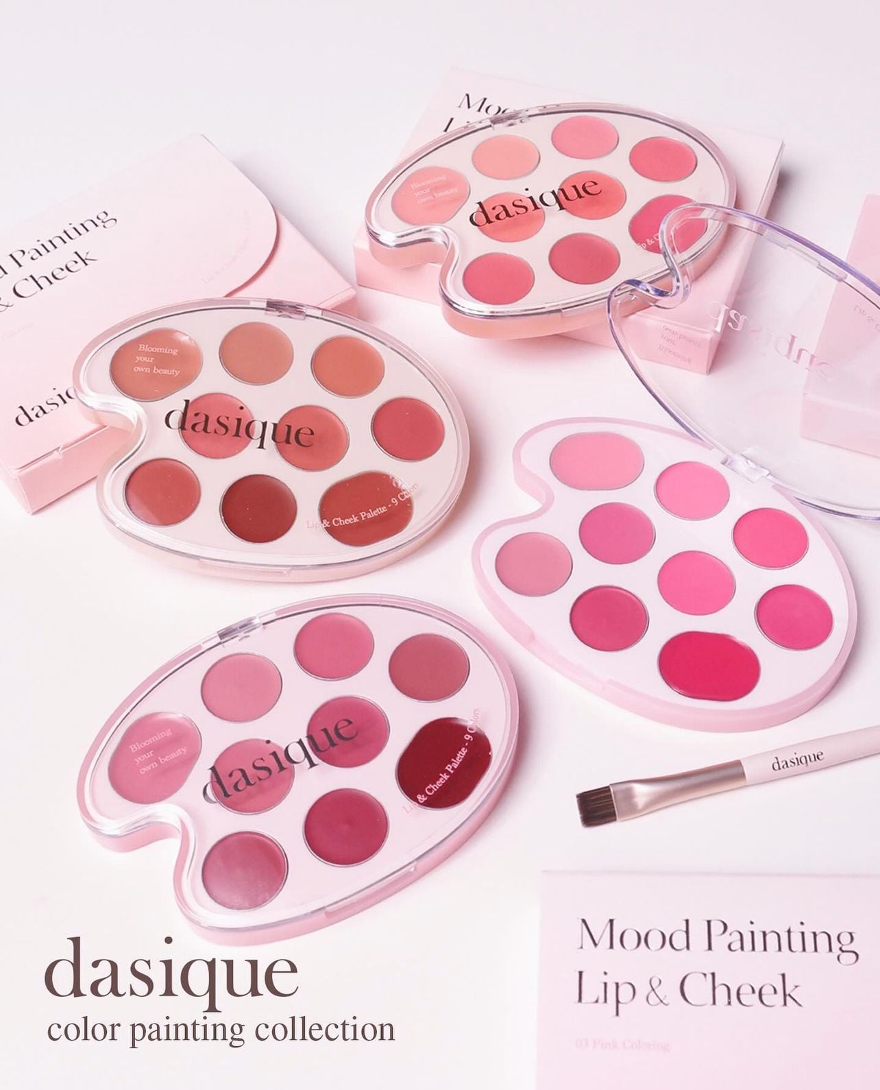 Dasique 🌸 Mood Painting Lip & Cheek✨ 唇頰兩用彩妝盤