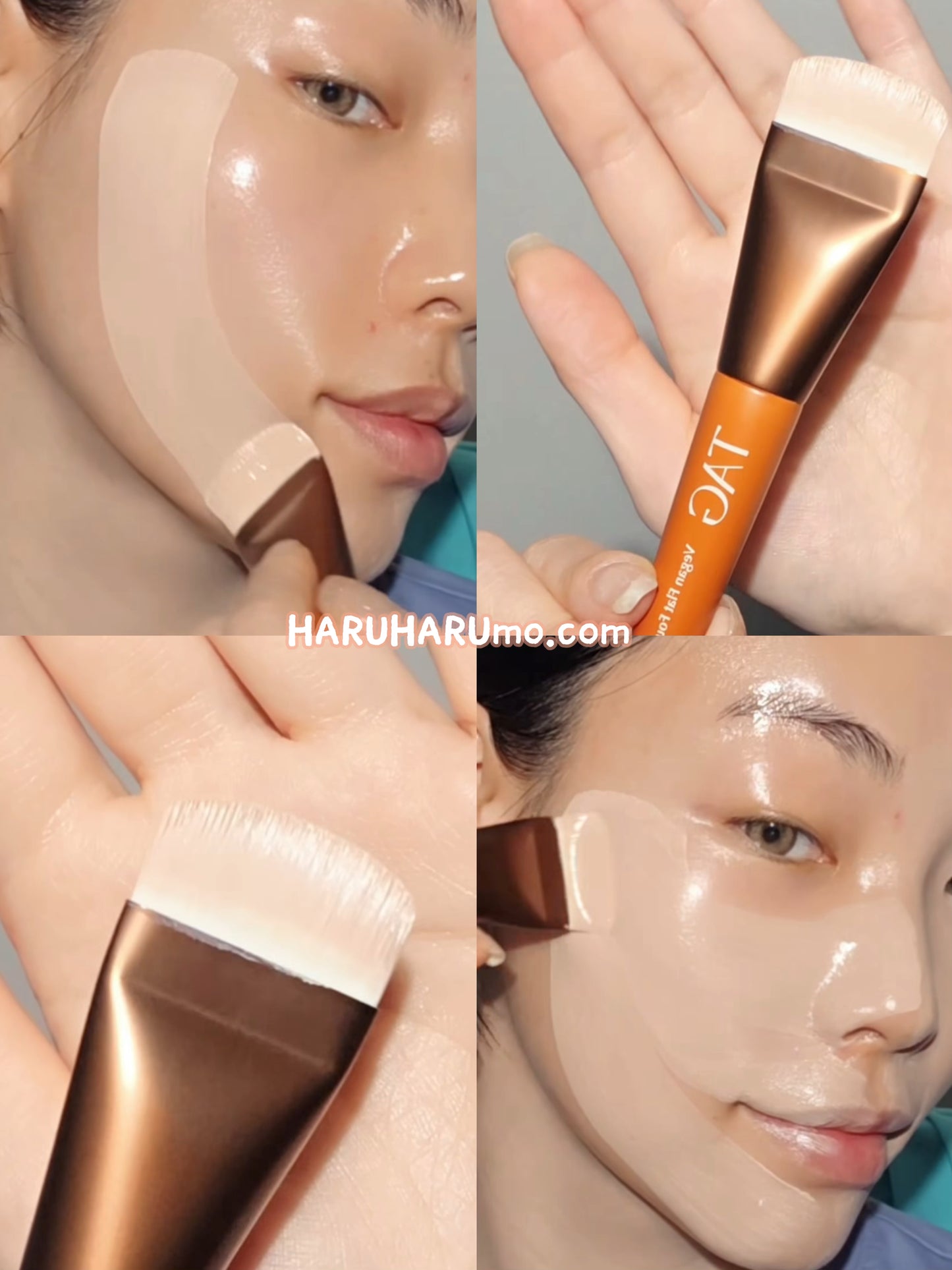 TAG✨扁平無痕粉底刷💕VEGAN FLAT FOUNDATION BRUSH