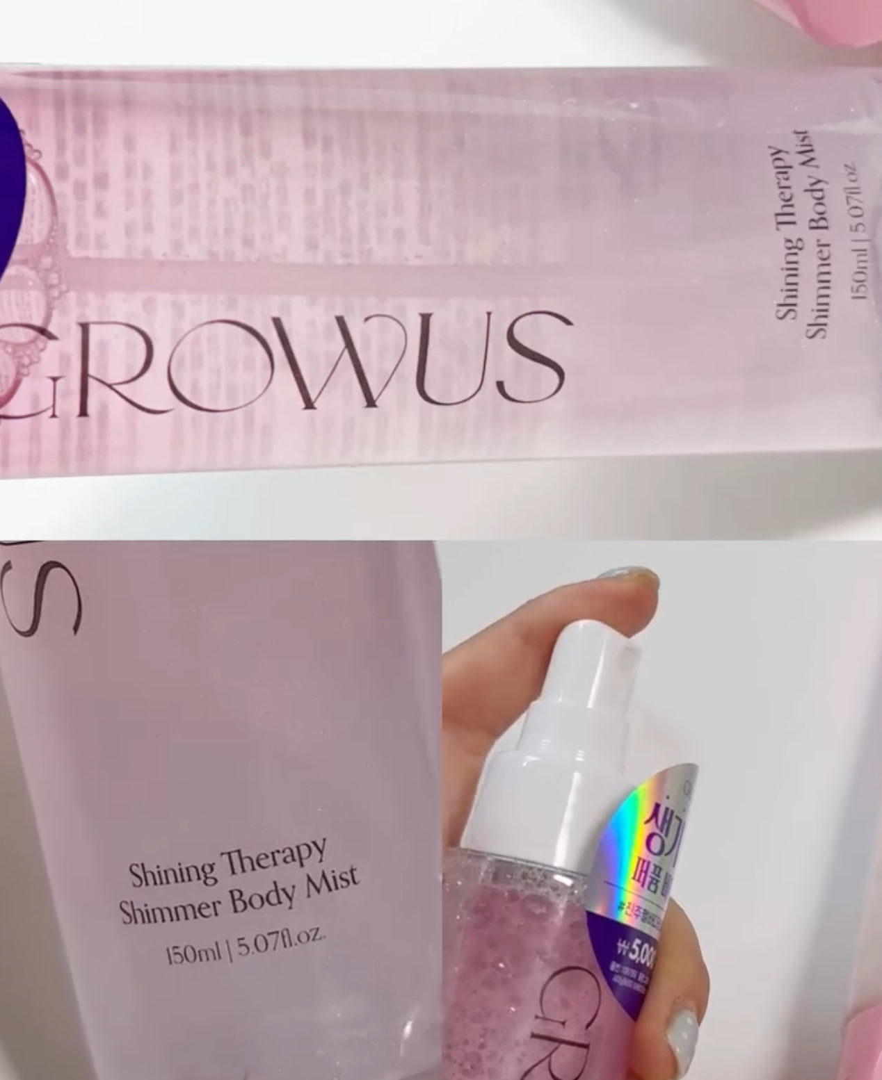 GROWUS 💖 香氛保濕身體噴霧✨