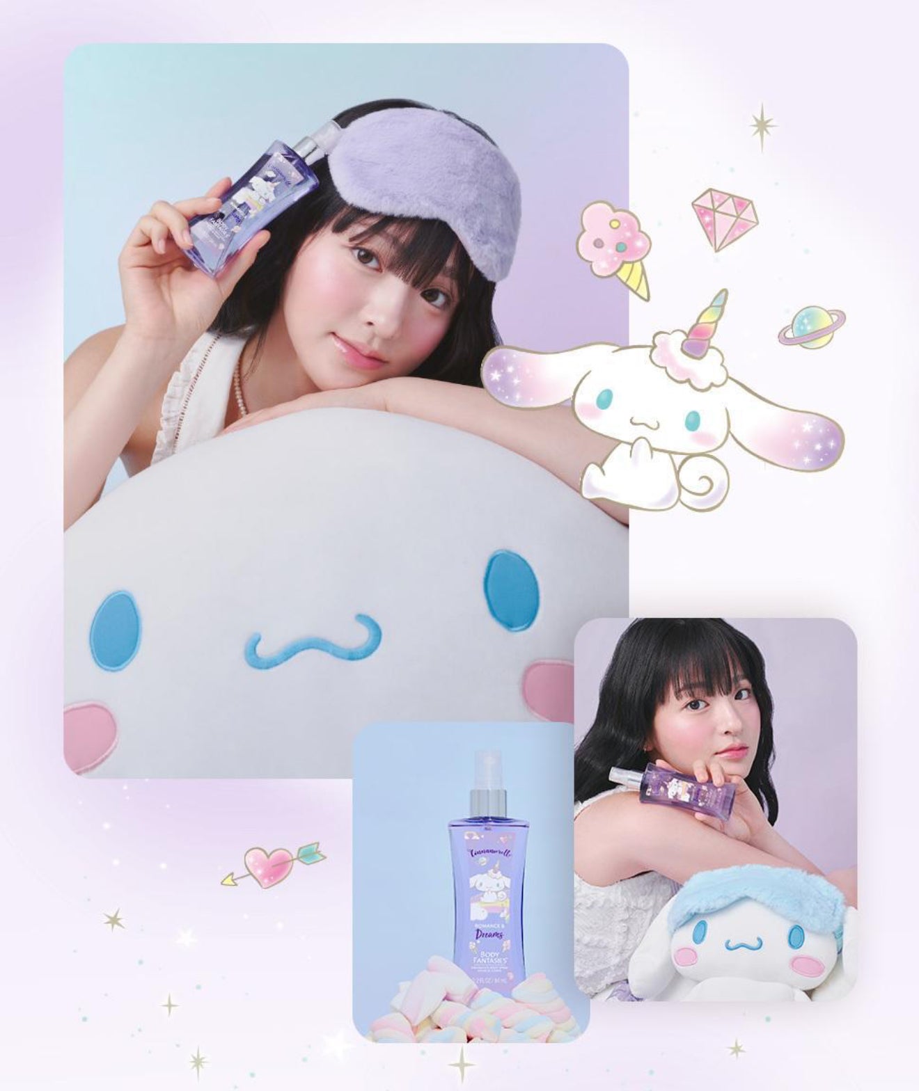 Body Fantasies x Sanrio 💖 玉桂狗香水身體噴霧