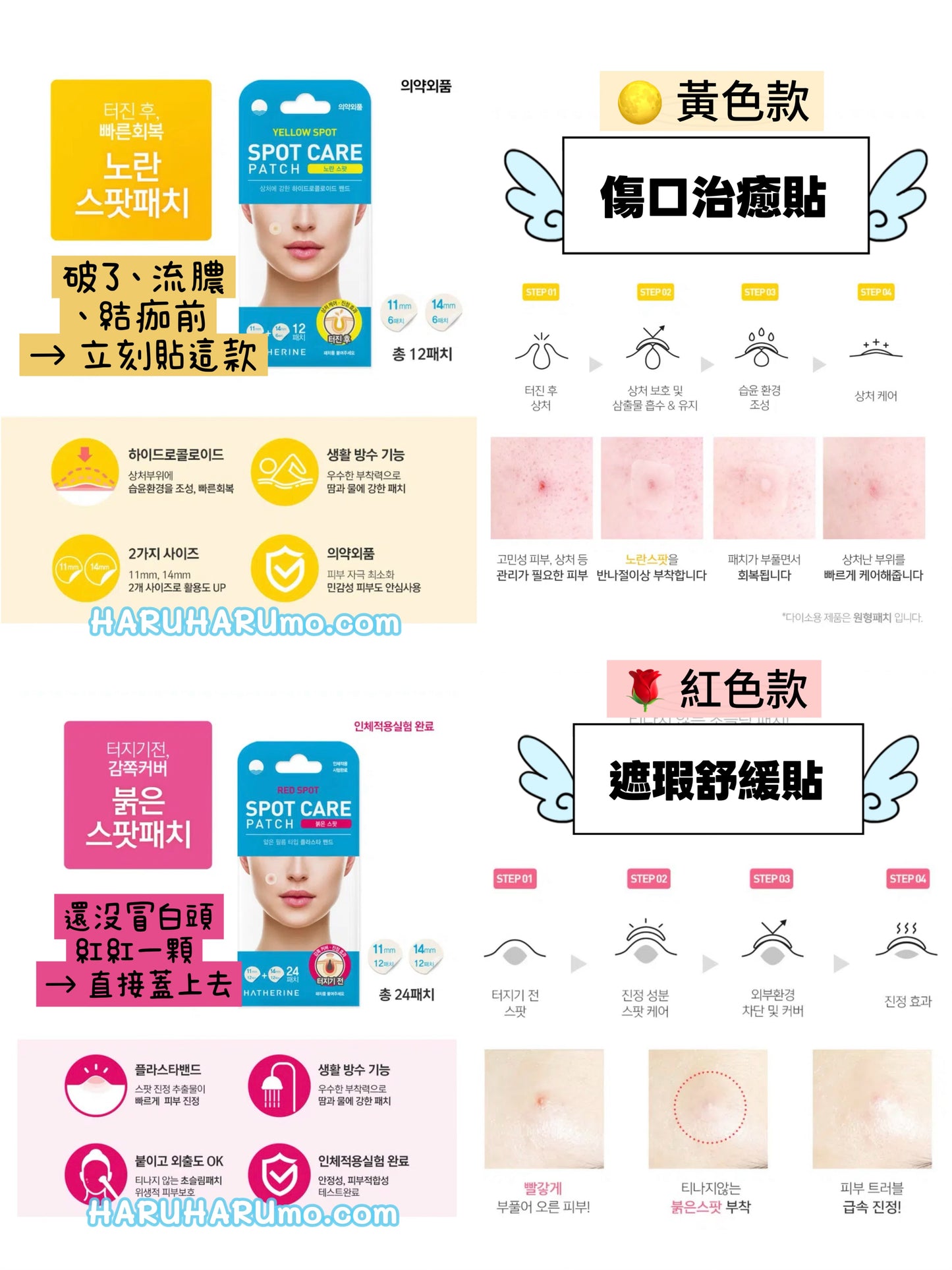 HATHERINE ⭐️ 階段式分區痘痘貼🚑