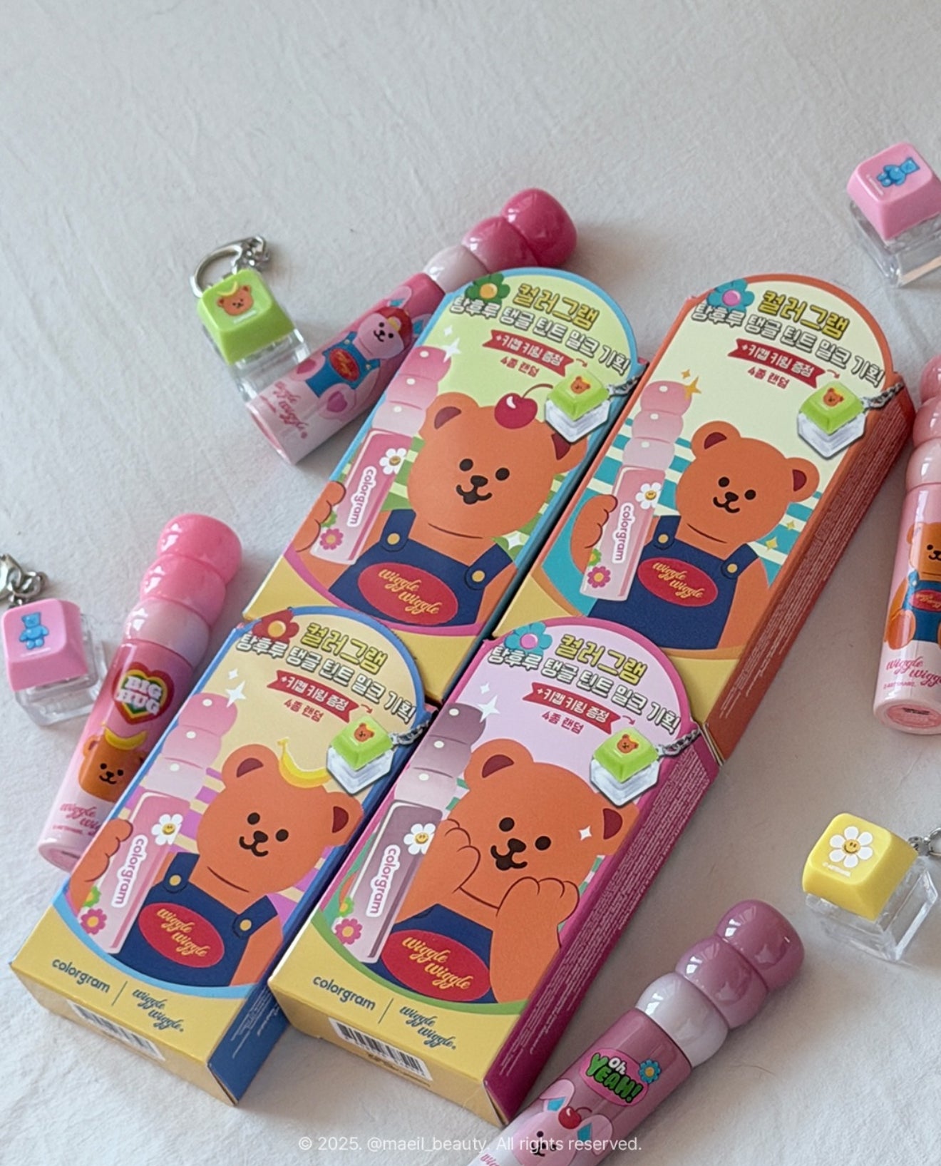 Colorgram x Wiggle Wiggle 🌼🐻 聯名限量✨果汁玻璃唇釉🌼🐻