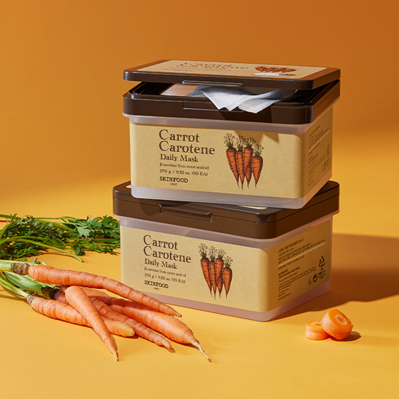 Skinfood 🧡胡蘿蔔鎮靜保濕每日面膜 30片