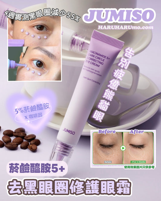 JUMISO 💜菸鹼醯胺5+ 祛黑眼圈修護眼霜