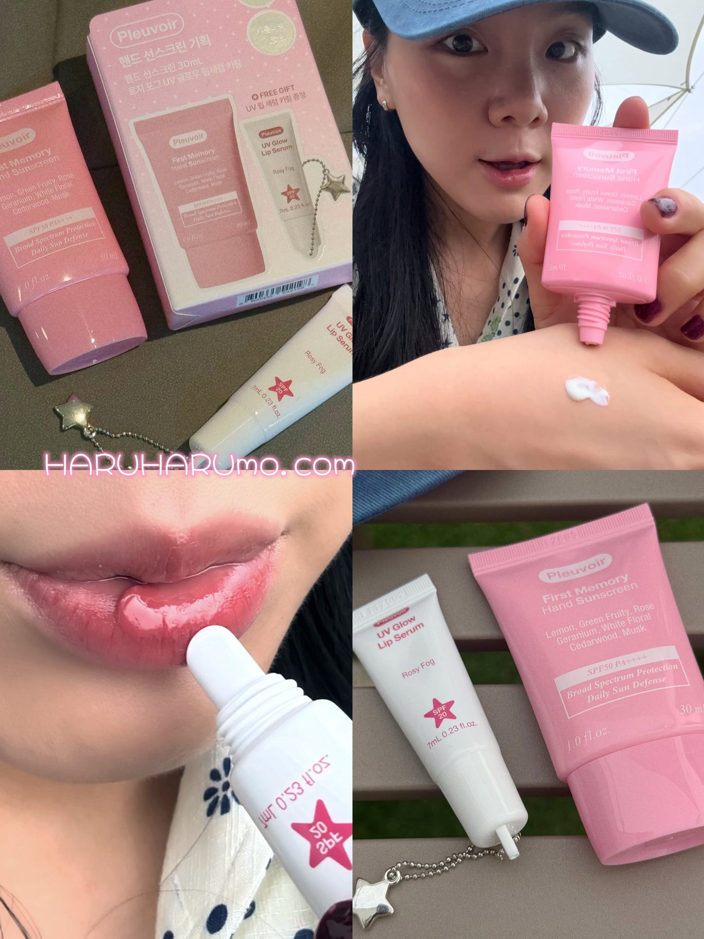 Pleuvoir 💖手部防曬＋UV光澤唇部精華✨套裝