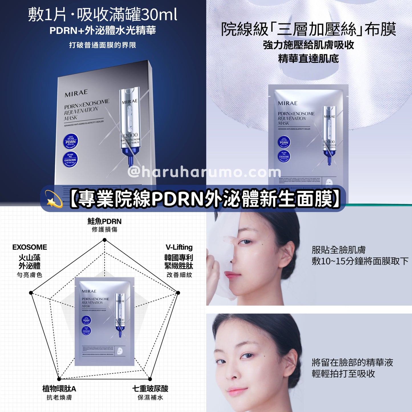 15片組合｜未來美💙口碑霸榜面膜禮盒✨