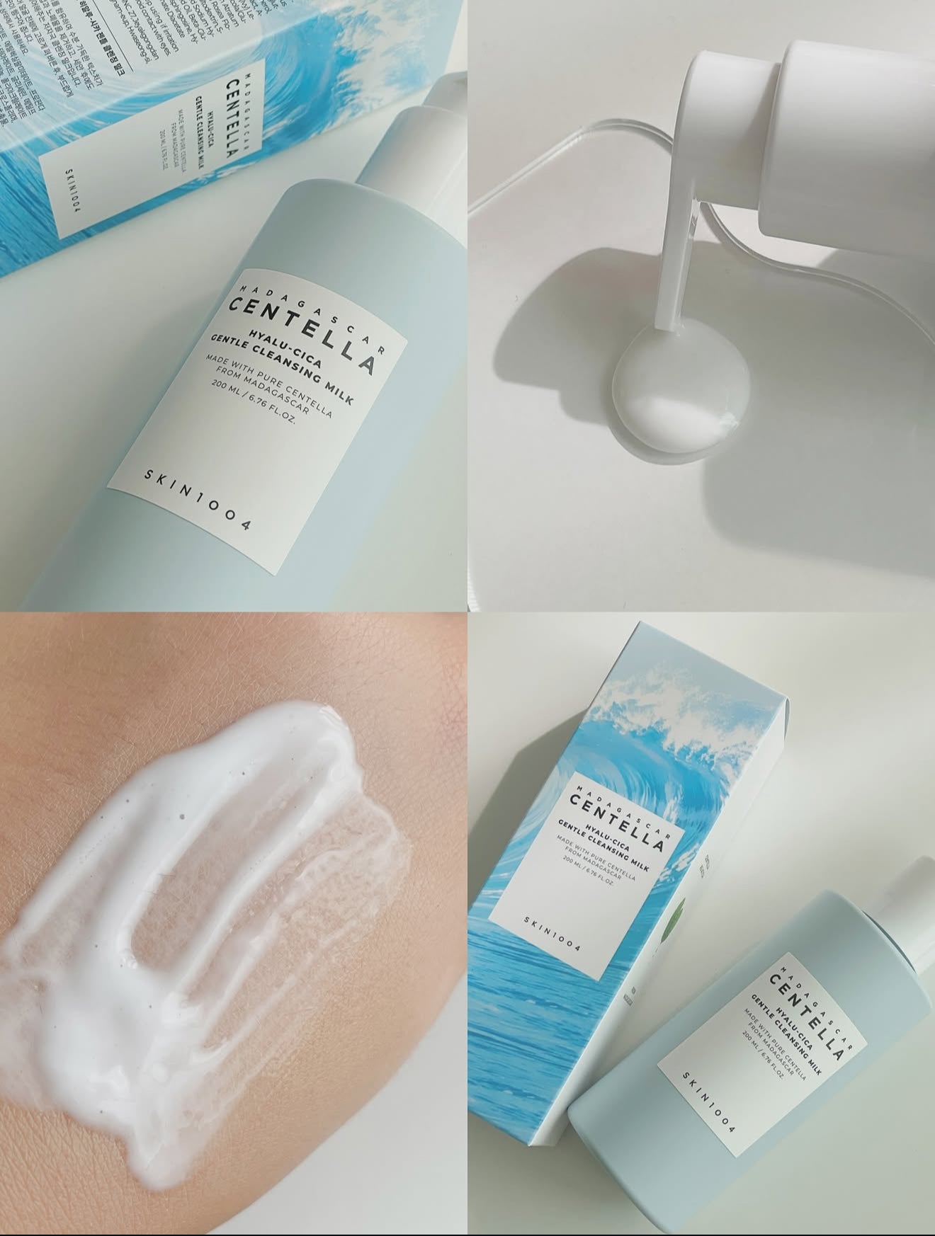 Skin1004 💙 積雪草玻尿酸溫和保濕卸妝乳✨