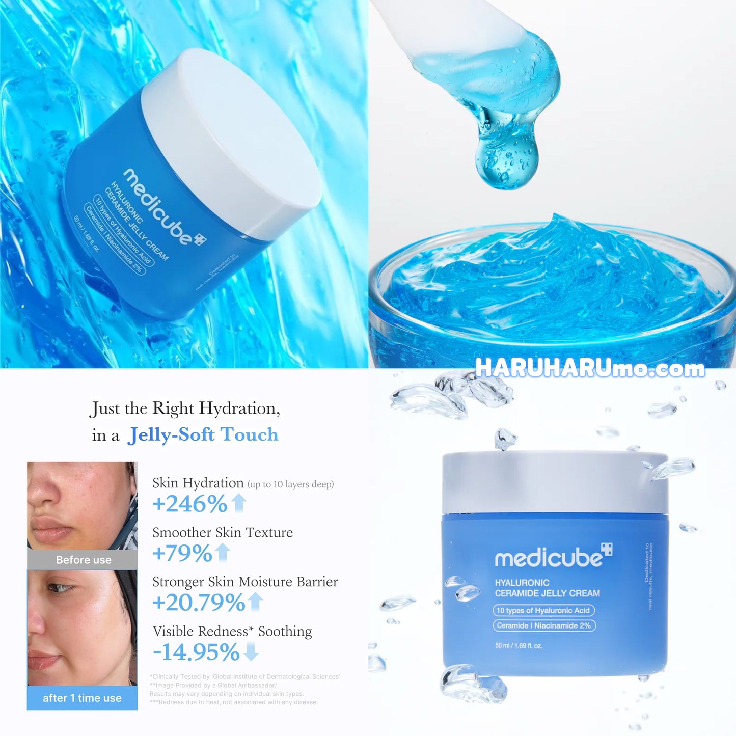 MEDICUBE 💙 玻尿酸神經醯胺果凍面霜✨