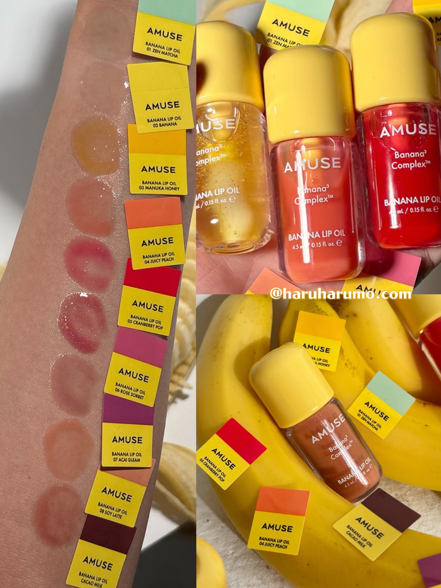 AMUSE  X Monchhichi 🍌PDRN 香蕉營養護唇油✨