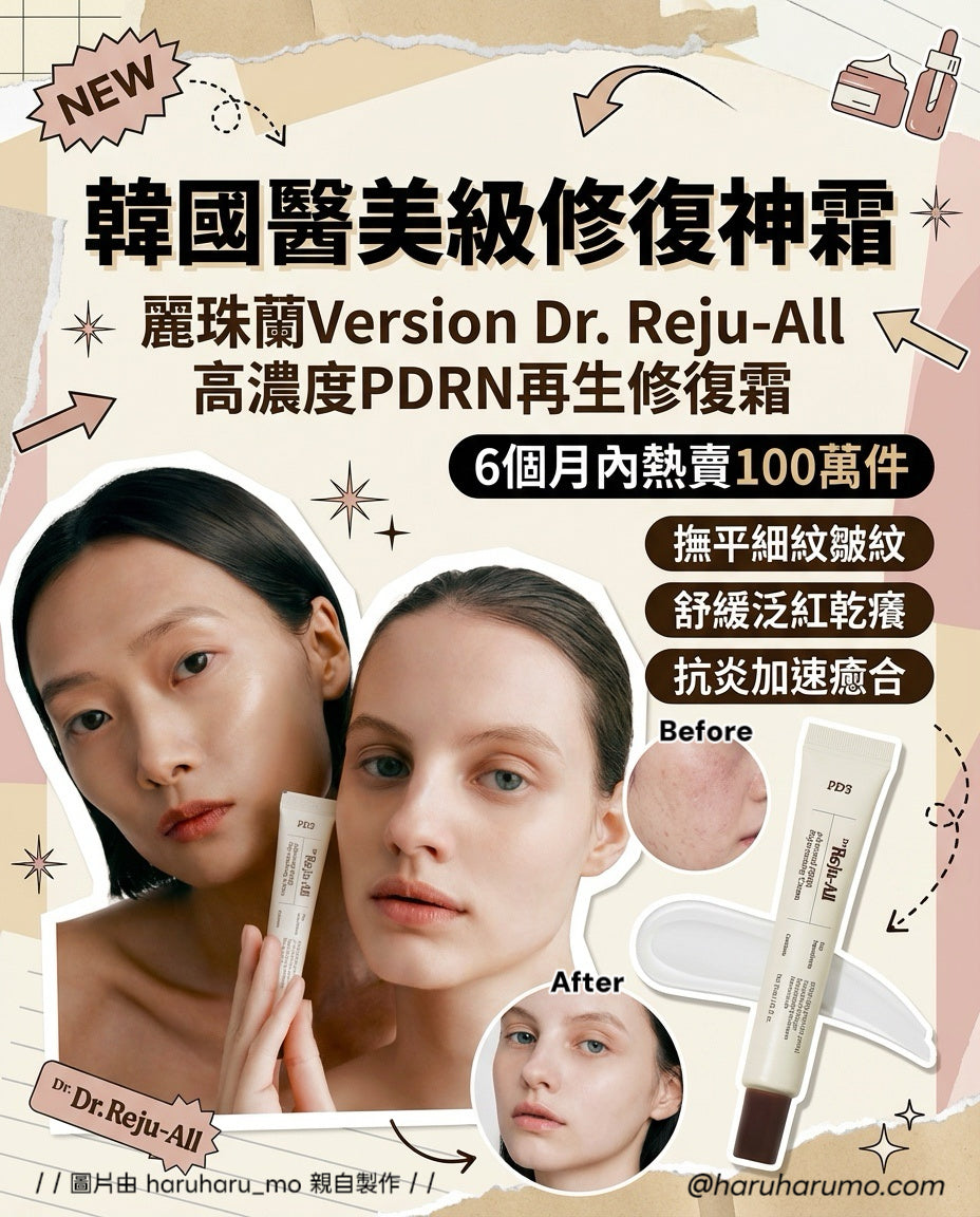 麗珠蘭⭐️Version Dr. Reju-All🔬 高濃度PDRN再生修復霜 ✨