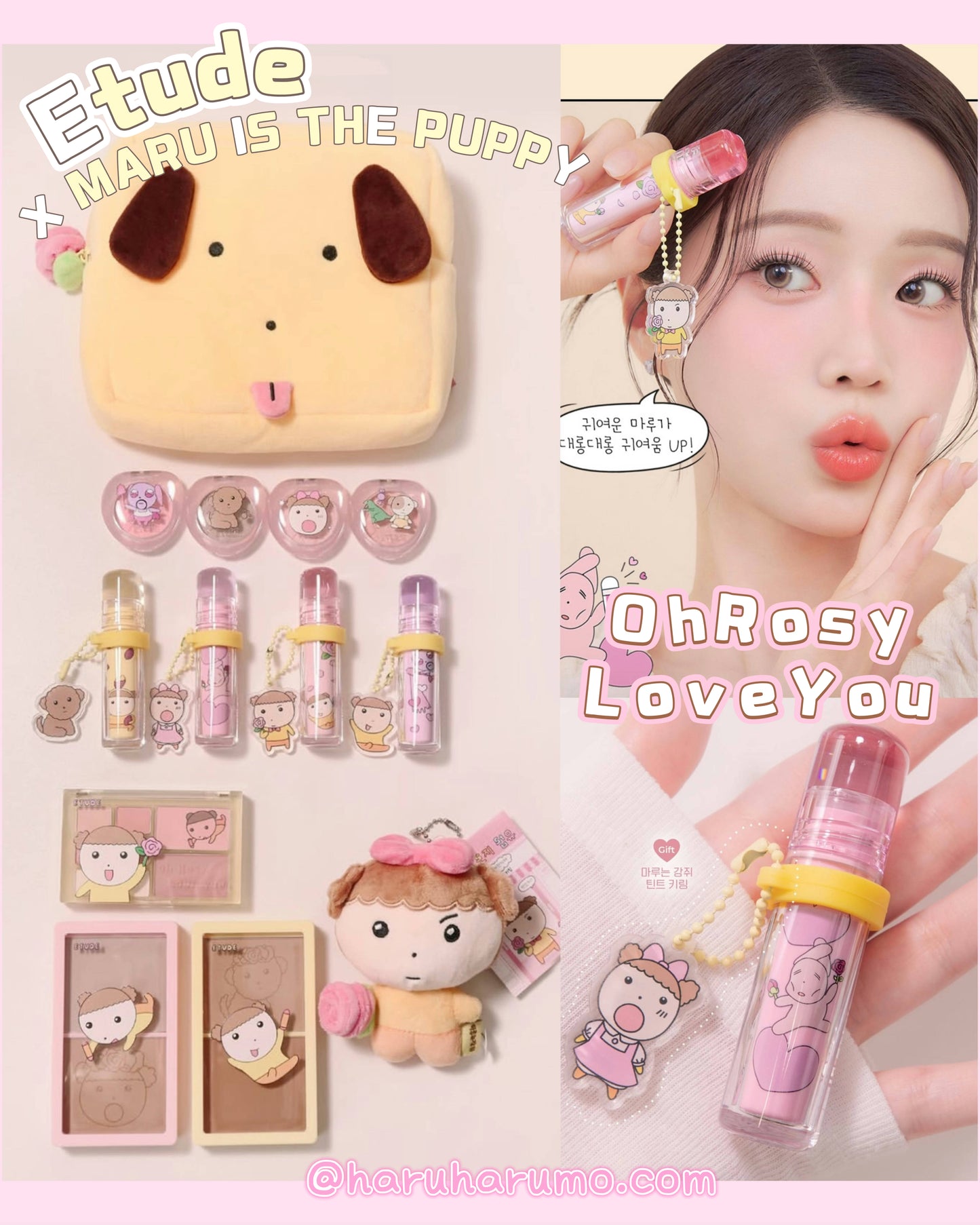 Etude x Maru is the puppy🌸夢幻聯名系列✨