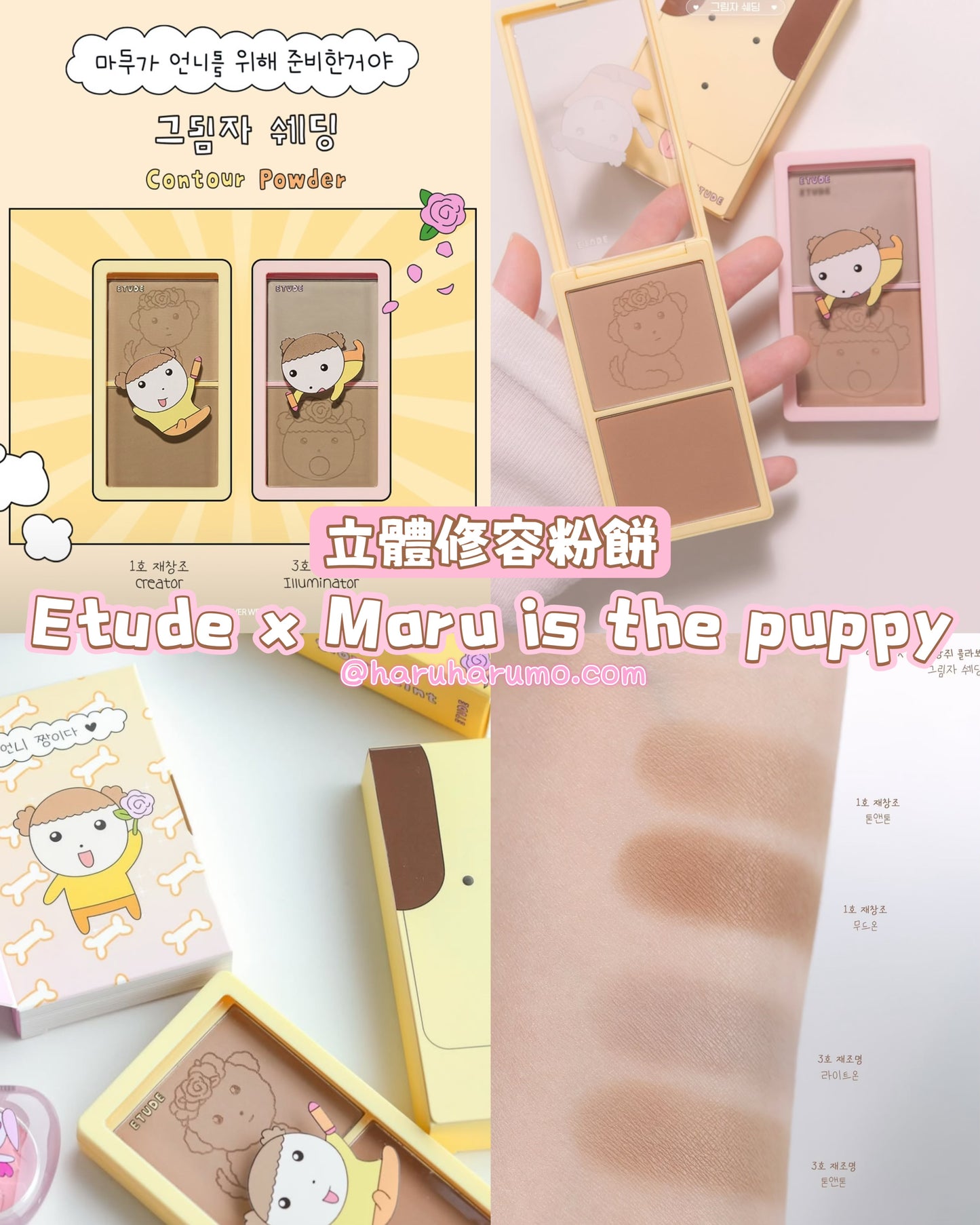 Etude x Maru is the puppy🌸夢幻聯名系列✨