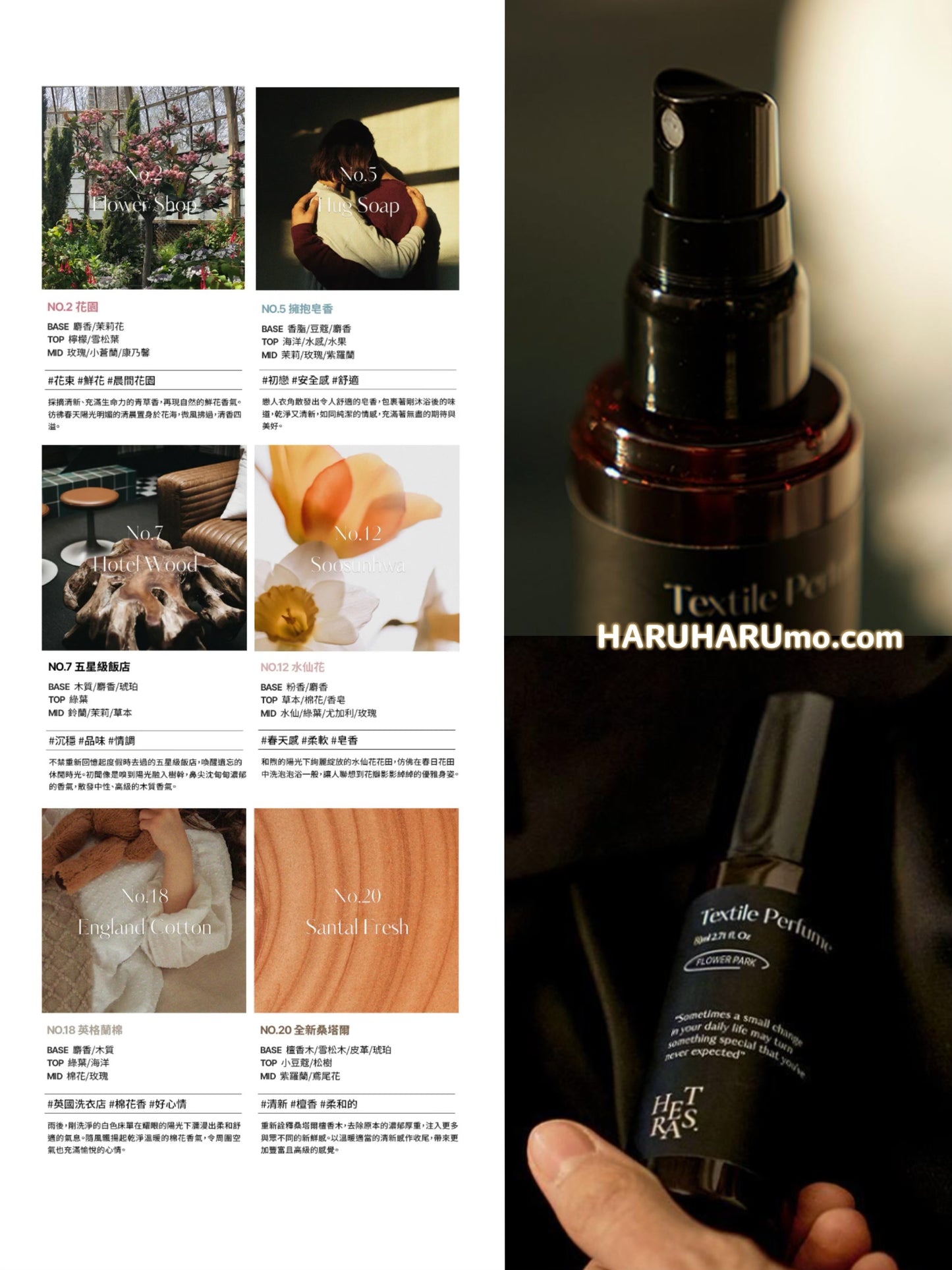 Hetras Textile Perfume🤎衣物香氛噴霧✨