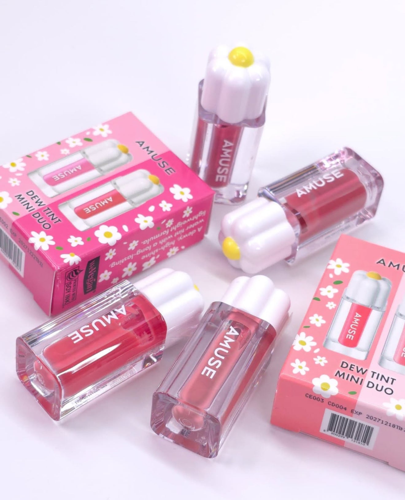 AMUSE 🌸 水光花瓣唇釉✨迷你版套裝