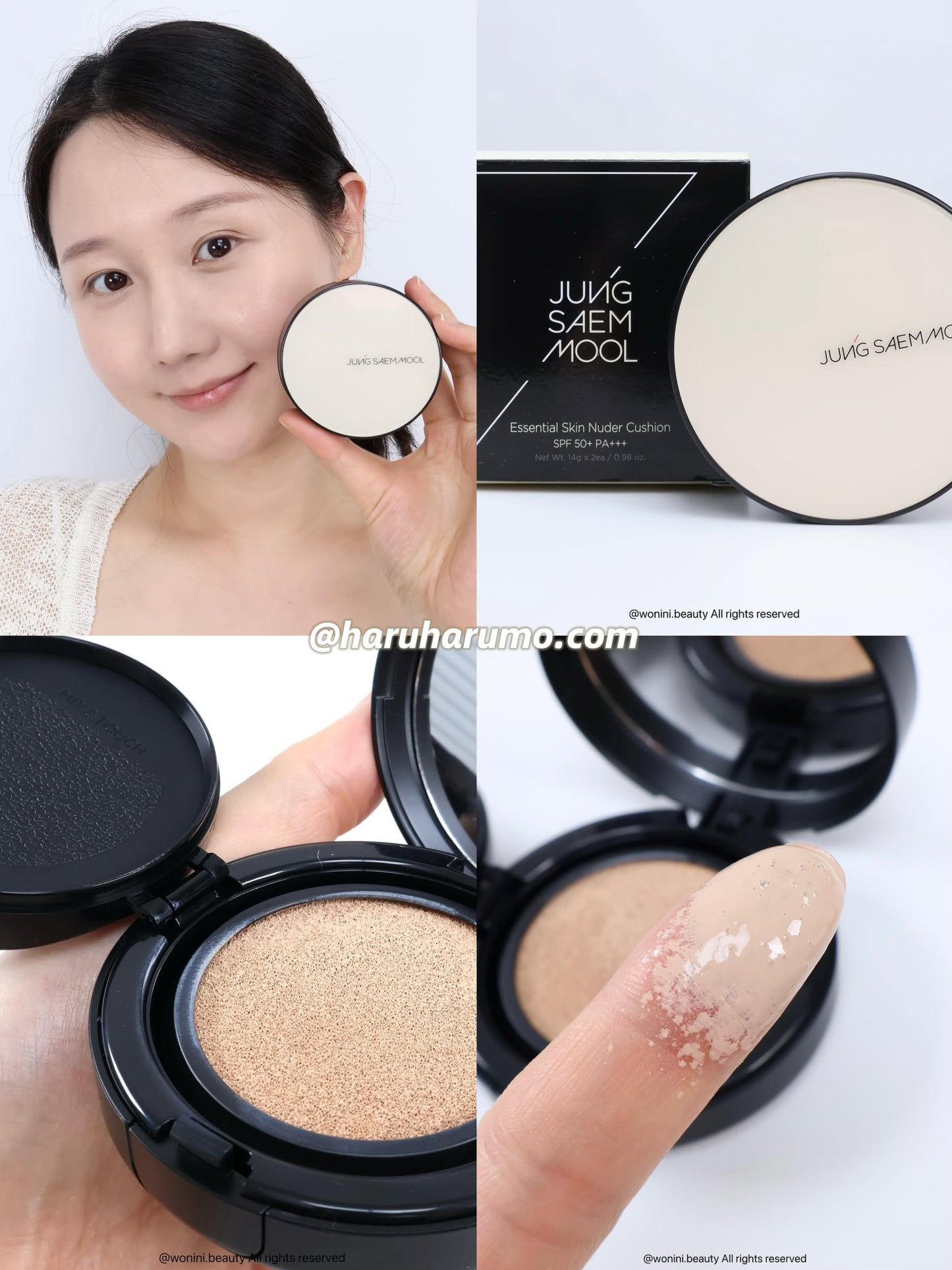 送高光+妝前｜JUNG SAEM MOOL 🤎 持久遮瑕裸膚氣墊 ✨冠軍🏆氣墊