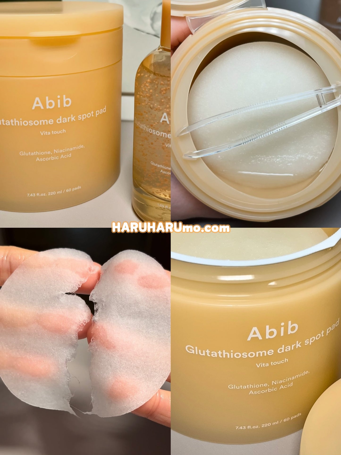 Abib 🧡 穀胱甘肽淡斑提亮維C美白爽膚棉片 ✨