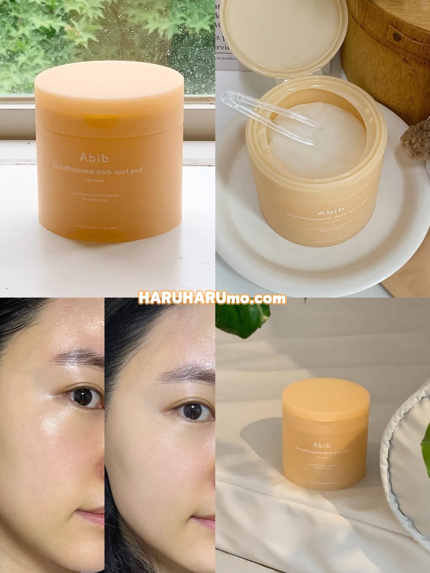 Abib 🧡 穀胱甘肽淡斑提亮維C美白爽膚棉片 ✨