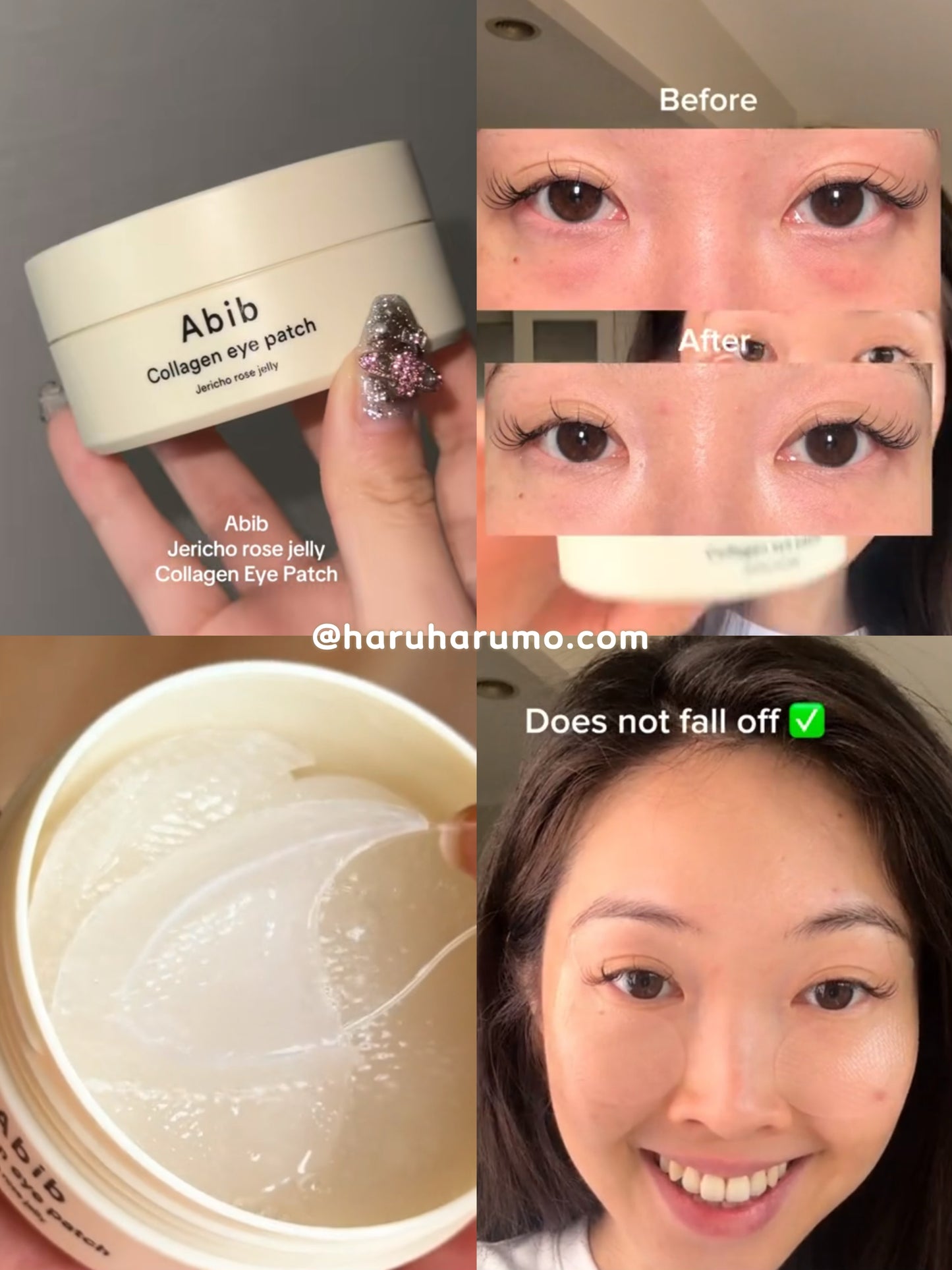 Abib 💚 復活草膠原蛋白果凍眼膜✨
