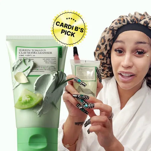 CARDI.B'S PICK｜FULLY🍅綠蕃茄泥膜潔面✨ 洗面+泥膜