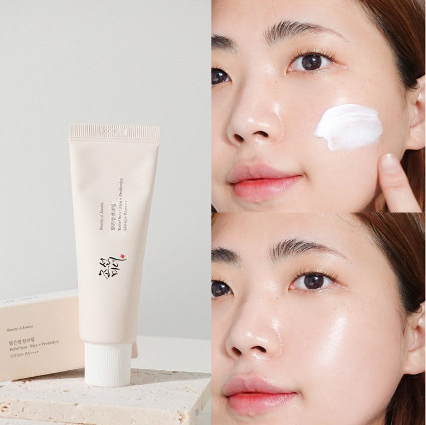 送11cm春植公仔｜BEAUTY OF JOSEON x 春植 🌾有機大米韓方保濕溫和防曬乳液